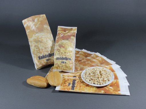 Knödelbrotsack mit Motiv