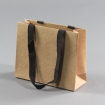 22+8x18cm naturbraun, Griffband schwarz