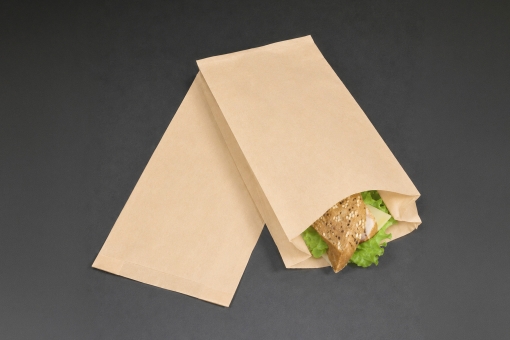 16,5+6,5x34 cm 40g braun ohne Aufdruck