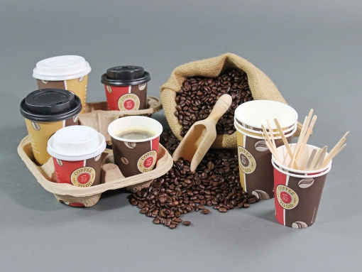 Kaffeebecher und Heißgetränkebecher