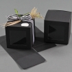Würfel m.Sichtfenster10x10x10 cm schwarz