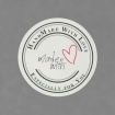 Made with love weiß, DM 3cm, 96 Stk/Pkt