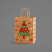 Kraftpapier braun 21+11x27 cm Baum