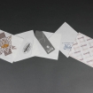 Serviette 1-lagig mit 1/4-Falz