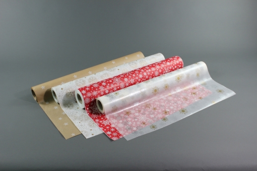Blumenpapier mit Weihnachtsmotiv