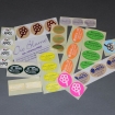 Klebeetiketten und Sticker