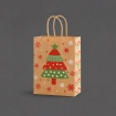 Kraftpapier braun 15+8x21 cm Baum