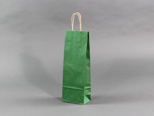 14+8x39 cm grün mit Papierkordel