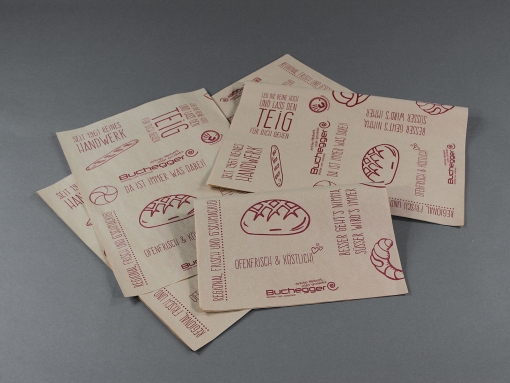 Seidenpapier mit Firmendruck