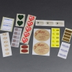 Klebeetiketten und Sticker
