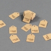 Hand made with love, 3 x 2cm, 100Stk/Pkt