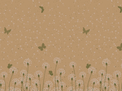 5082 pusteblume braun n.f. 75cm 310lfm